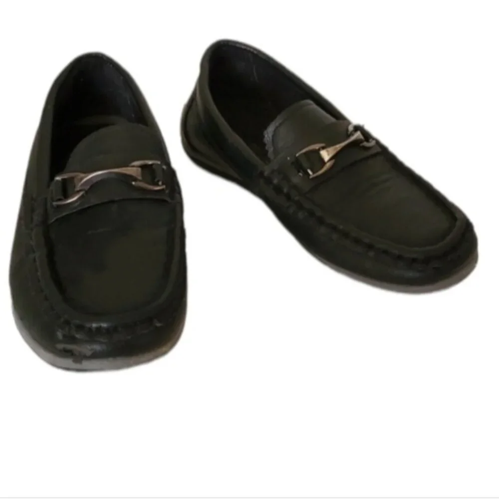 Stellaelva Boys Black Loafer Shoes Loafers Slip On Kids Youth Boy Size 13